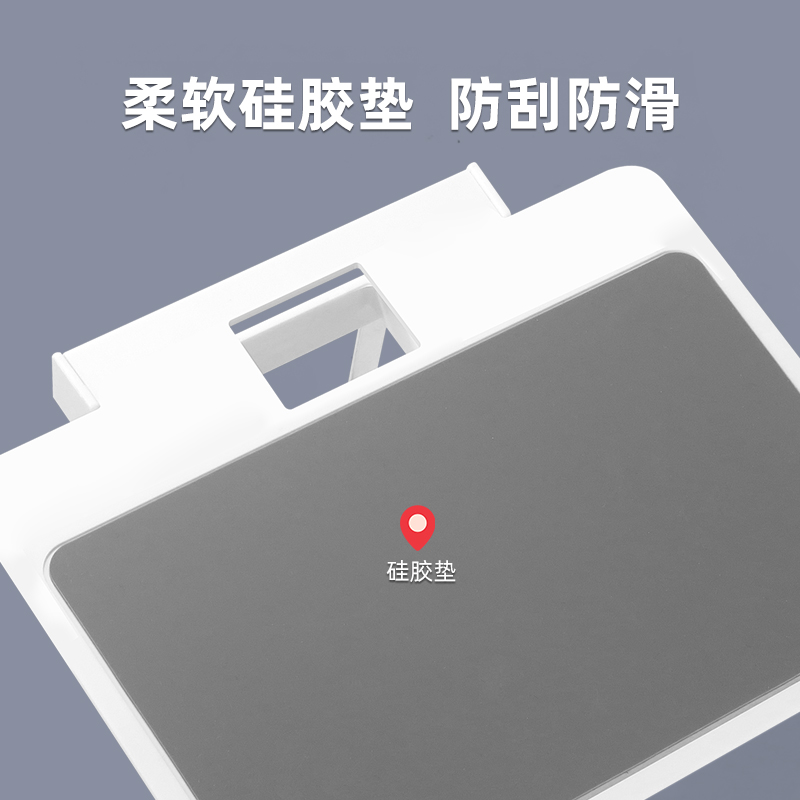 路由器置物架挂墙上无线wifi架子免打孔壁挂支架多功能收纳盒支架-图2