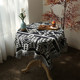Small round tablecloth Nordic style geometric cover scarf