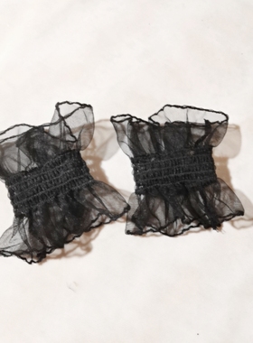 蕾丝袖套短款lolita花边假袖子女暗黑系手袖袖口手脖子手腕装饰