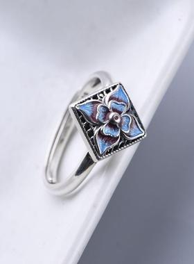 女士款镀银款活口戒指