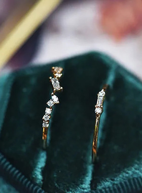 日系小钻戒气质时尚简约日韩ins