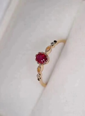 小清新可爱小巧个性时尚百搭戒指