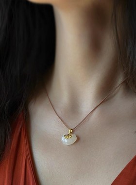 古典宫廷风如意锁吊坠