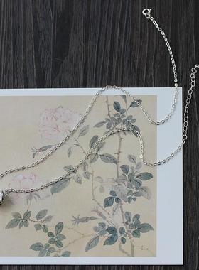 《古有四灵,保佑四方》四神兽吊坠 镀白金色项链中国远古神兽挂件