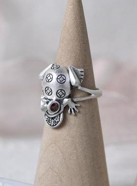 复古钱币首饰开口戒指