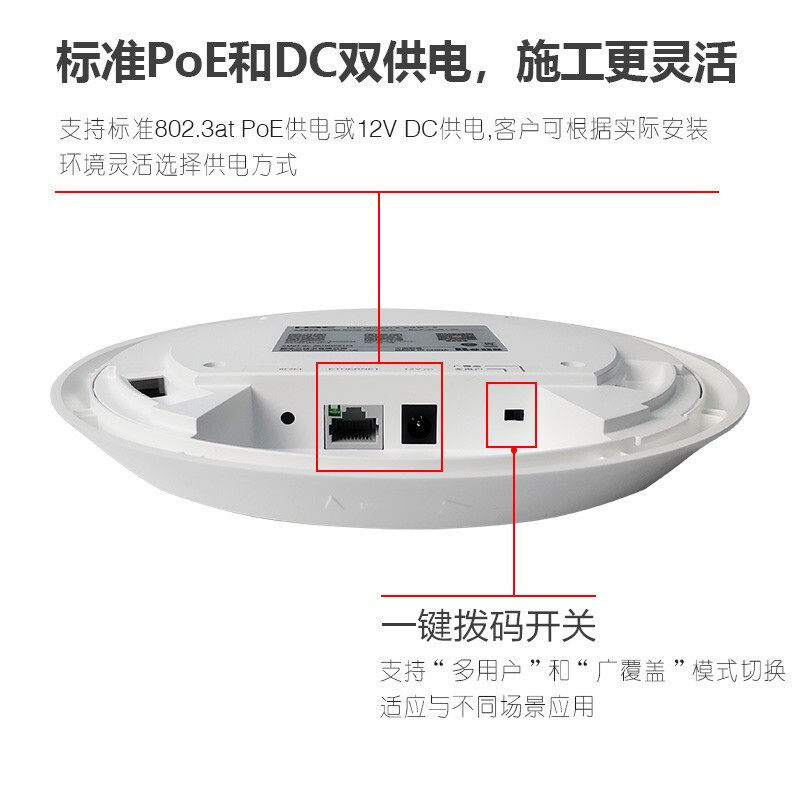 H3C华三A61-1500/AX61/A61-E/AX51/AX71吸顶h3c无线AP千兆wifi6双频5G增强型放装式酒店宾馆企业WIFI覆盖-图2