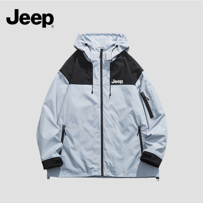 Jeep吉普登山冲锋衣外套男女2025新款秋冬季户外防水情侣宽松夹克