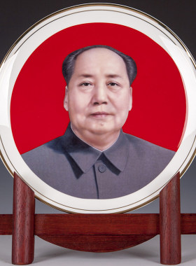 景德镇高档骨瓷毛主席像
