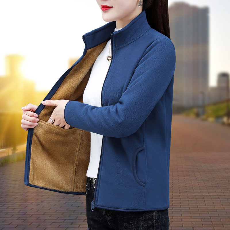 短外套春秋2021新款加绒马甲棉袄 晶设短外套