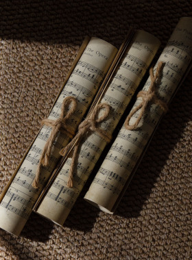 样板间展厅英文书卷拍照道具