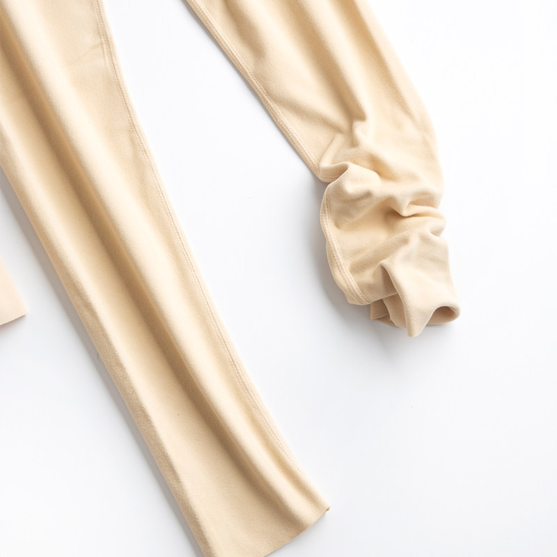 无痕自发热德绒保暖内衣套装打底衫 梦幻爱琴海保暖上装