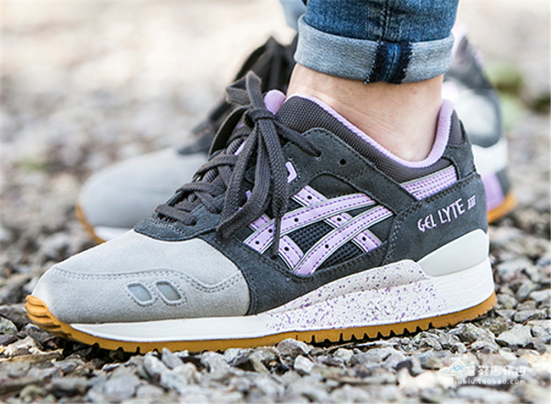 亚瑟士/Asics Gel Lyte III H572L-1635紫丁香复古休闲慢跑鞋-图2