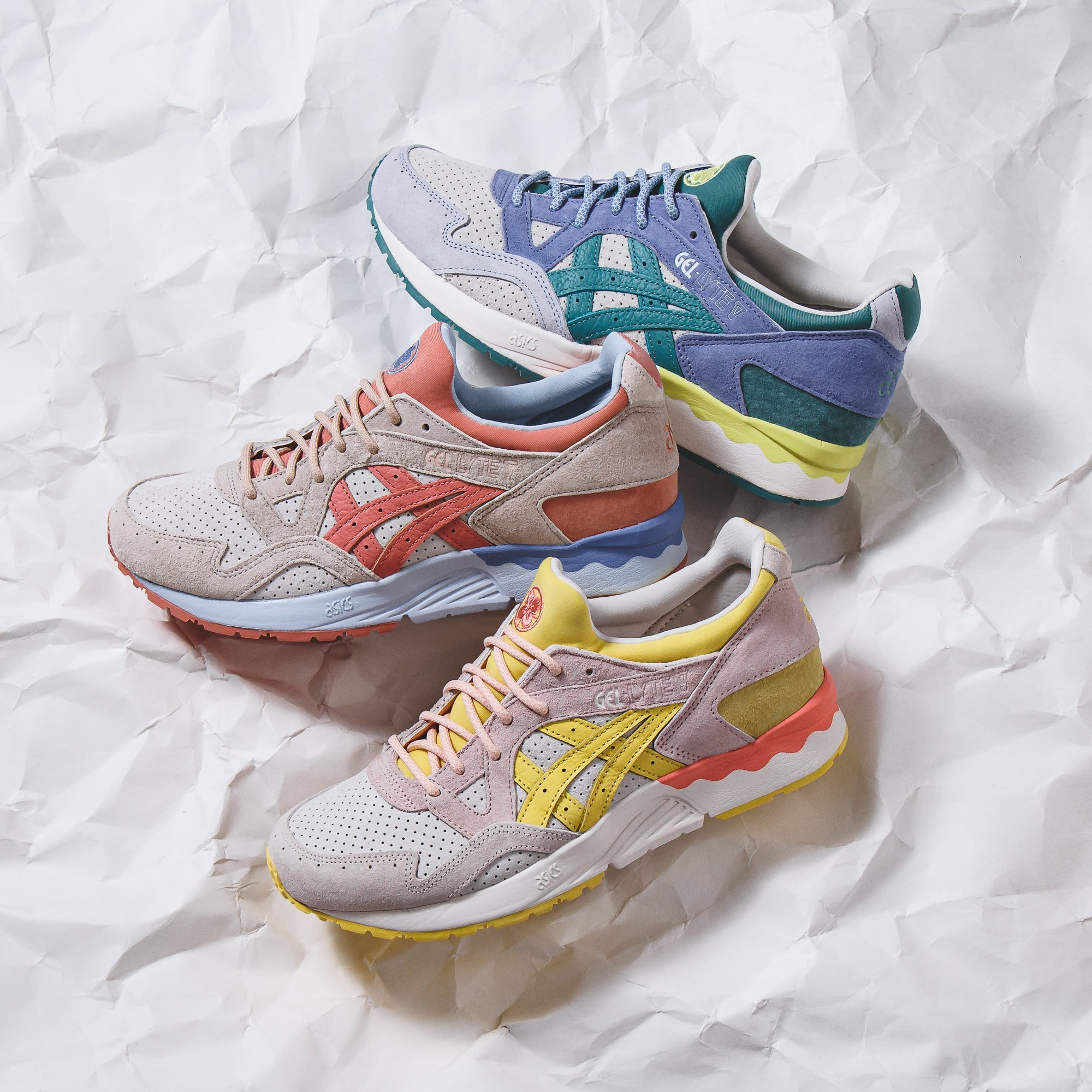 亚瑟士Asics Gel Lyte V春夏 舒适 1201A822 撞色休闲运动复古鞋 - 图2