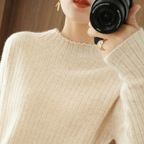 Foreign florist lace collar half high collar bottom shirt female spring autumnilyWinner lotus leaf collar interiors knitted long sleeves collar sweater