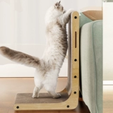 L -Capered Cat Crabing Plate Stand -Up Износ -Устойчивый и не перхоть кошачьи гнездо.