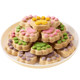 Pet raw meat cakes