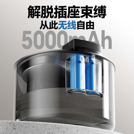 Smart Stainless Steel Cat Water Dispenser Wireless Sensor Unplugged Automatic Circulation Large Capacity Pet Water Dispenser