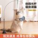 Powerful suction cup cat wand for self-pleasure, resistant to scratching and biting