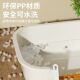 Guazhoumu cat litter box extra large anti-splash cat toilet open giant cat litter box kitten litter box