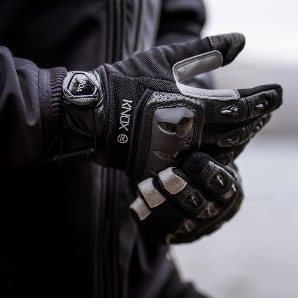 KNOX summer all-round motorcycle exoskeleton riding gloves