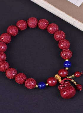 高含量朱砂招运进财手串