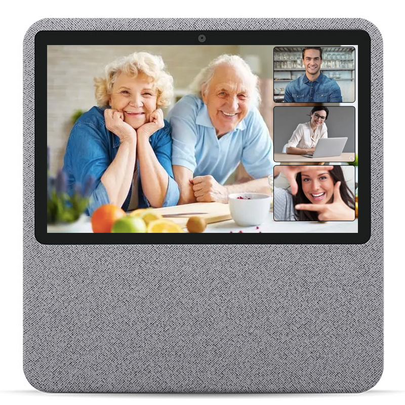 Remote two-way video call machine visual monitoring for the elderly