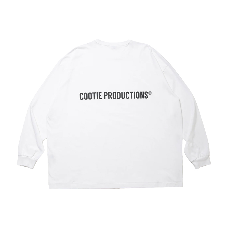 现货 COOTIE Print Oversized L/S Tee天竺棉印花宽松长袖T恤24SS - 图1