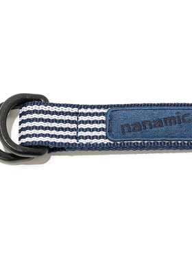 现货 NANAMICA Stripe Tech Belt 条纹编制腰带 26AW