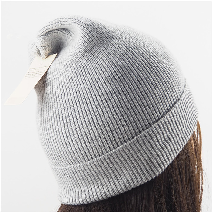 日本MUJI无印良品帽子女冬季保暖 简约纯棉针织帽 男女手线帽包邮