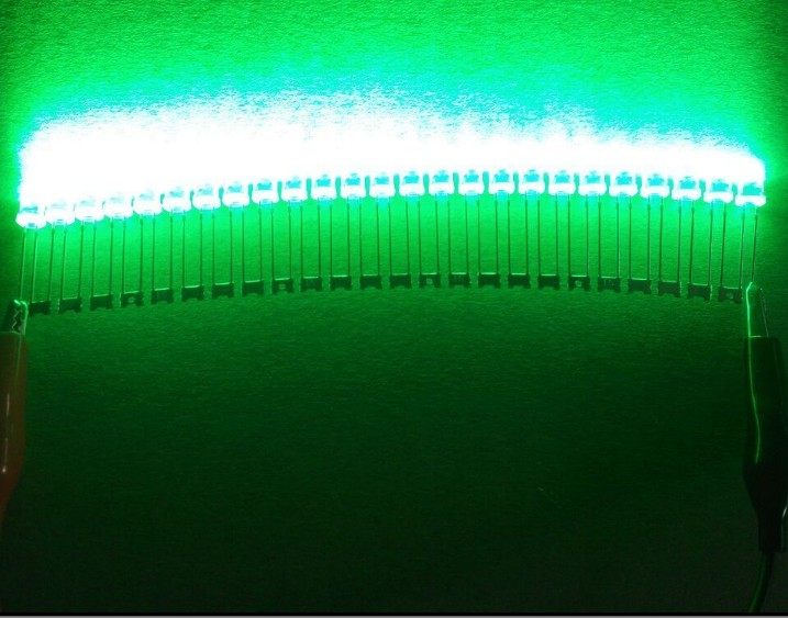 LED电子灯箱灯珠 高亮二极管红发红连体灯珠 5MM黄蓝绿白粉七彩灯,淘宝优惠券,粉丝福利购,淘宝优惠卷