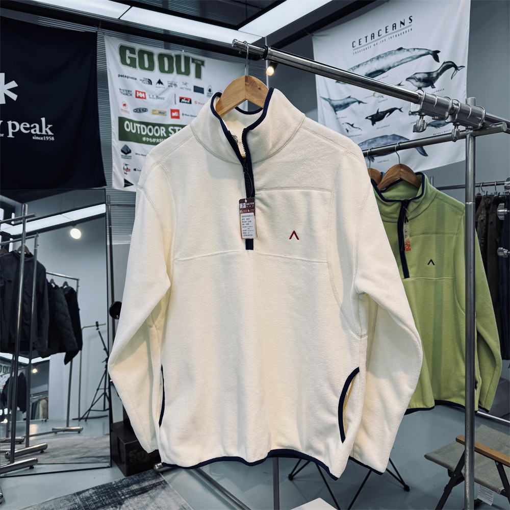 自发热防风保暖高密双面摇粒绒男女通用户外山系套头半拉链抓绒衣,淘宝优惠券,粉丝福利购,淘宝优惠卷