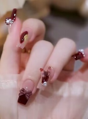 小孩穿戴甲短款儿童甲片