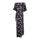ການອອກແບບແຟຊັ່ນລະດູຮ້ອນ elegant light luxury floral pattern dress short sleeve HBZXW920258