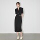 ກະໂປງ! Monet's prosperous temperament slim waist suit skirt women's long noble dress SHBZU651