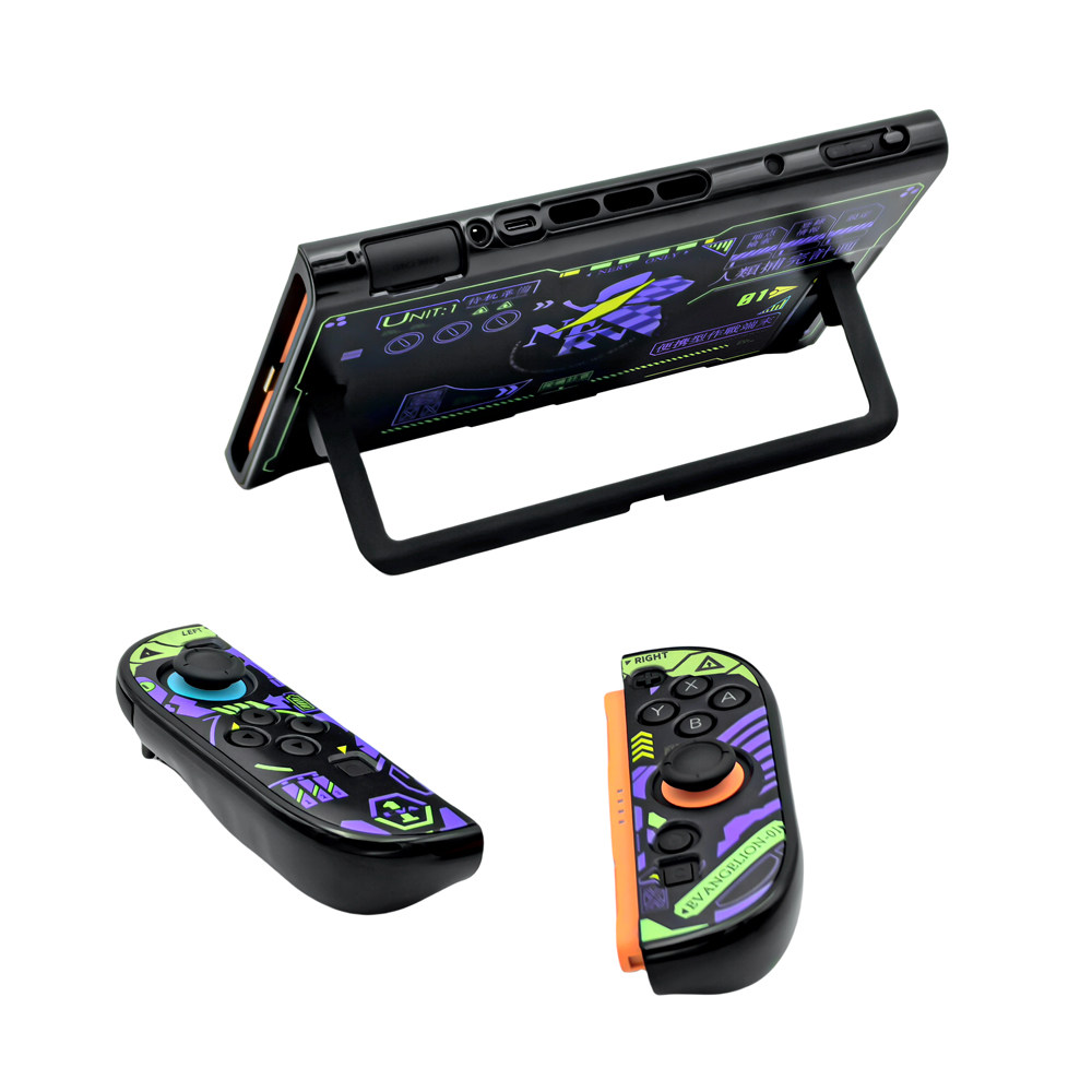 任天堂2代硬壳保护套全包分体pc磨砂switch二代福音战士初号机ns2,淘宝优惠券,粉丝福利购,淘宝优惠卷