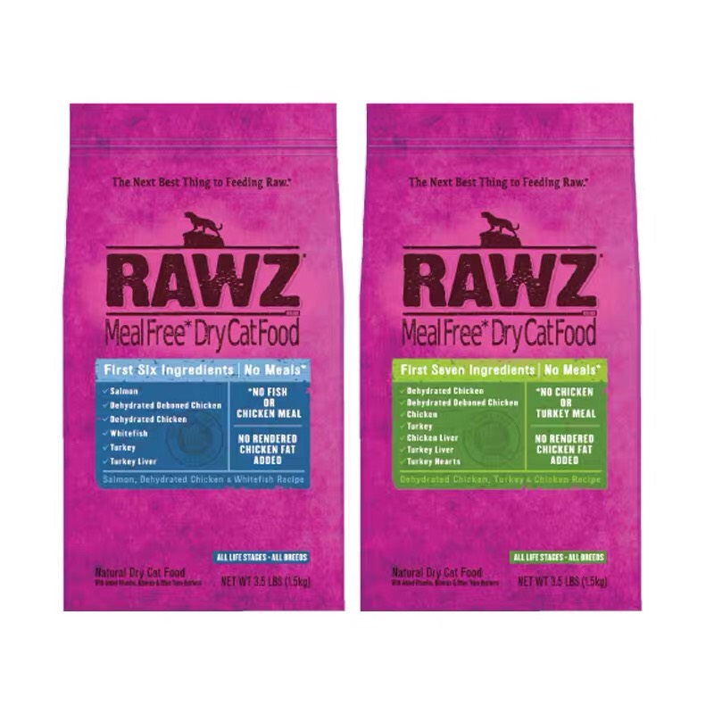 RAWZ罗斯猫粮美国三文鱼鸡肉火鸡进口成幼猫咪低脂布偶3.5/7.8磅 - 图3