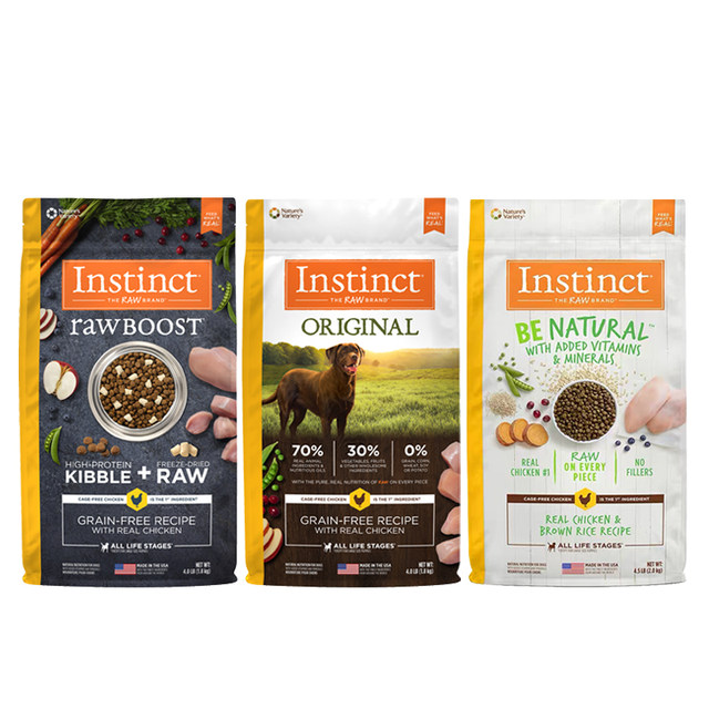 Baili Instinct Fresh Dog Food Chicken Salmon Brown Rice Puppies 24 Lbs Be Natural