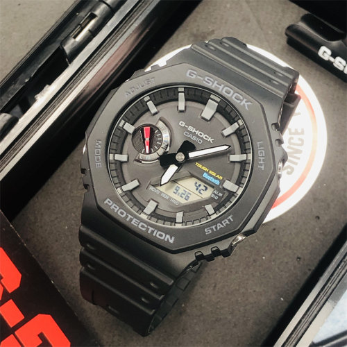 卡西欧农家橡树达尔文联名款 GSHOCK光能蓝牙学生手表GA-B2100 - 图1
