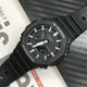 Casio Octagonal Black Warrior Farmhouse Oak Watch