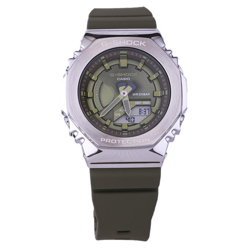 卡西欧50周年 GSHOCK农家橡树金属壳学生手表女GM-S2110 GBM-2100 - 图3