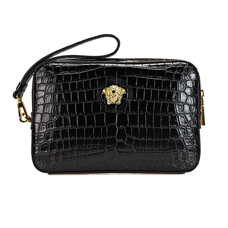 versace /范思哲新款黑色男手拿包 KeanGlobal海外男士包袋