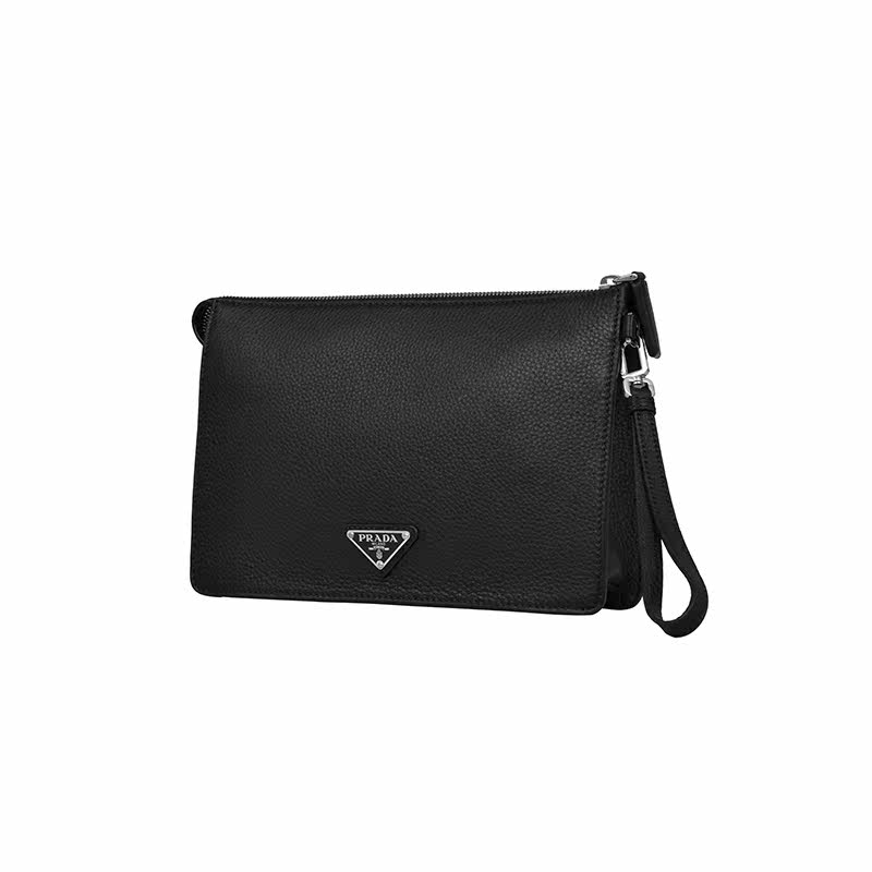 prada /普拉达手拿包男士牛皮男包 KeanGlobal海外男士包袋