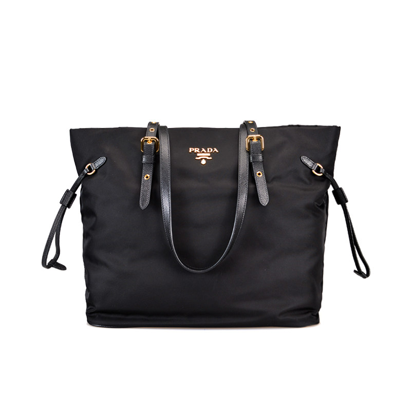 prada /普拉达尼龙布黑色托特包 KeanGlobal海外女士包袋