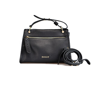 Bally/巴利女包多功能包荔枝纹牛皮纯色简约单肩手提包 Bianne