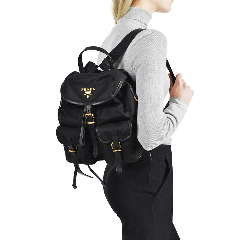 prada /普拉达女士降落伞双肩包 KeanGlobal海外女士包袋