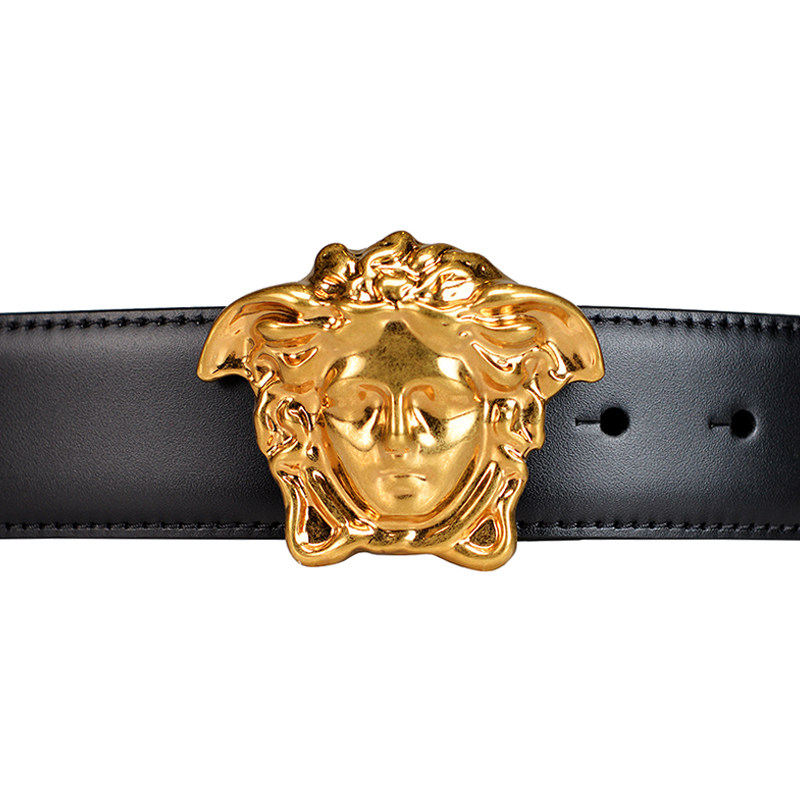 versace /范思哲4cm金扣商务腰带 KeanGlobal海外腰带/皮带/腰链