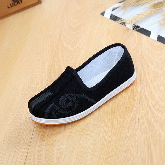 Children's kung fu shoes stage performance shoes soft sole breathable casual small round mouth cloth shoes boys tendon sole dance shoes