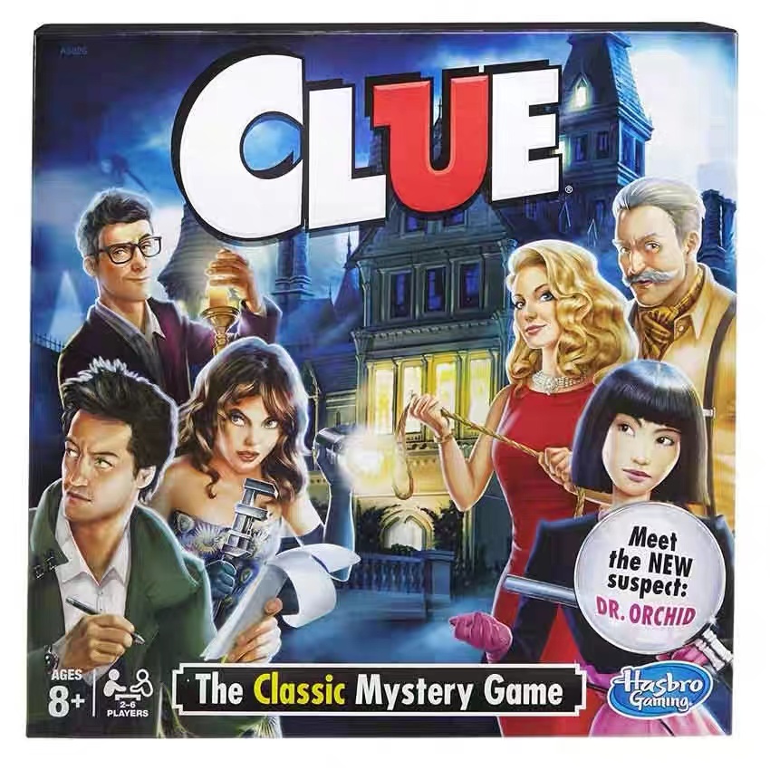 英文线索游戏 Clue Game English Board 休闲聚会益智推理卡牌 - 图3