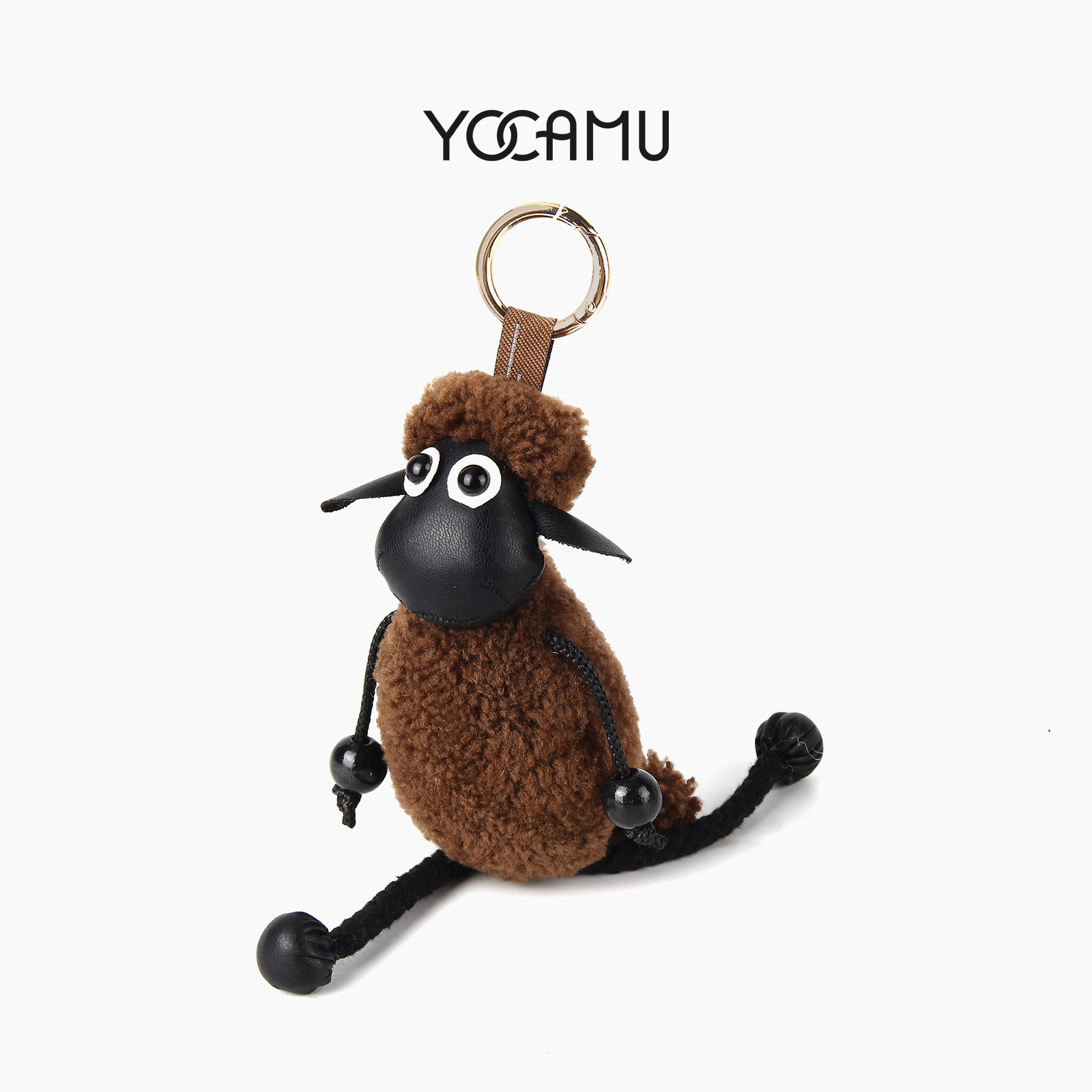 YOCAMU可爱羊羔绒小羊肖恩包包挂件毛绒公仔玩偶钥匙扣情侣礼物,淘宝优惠券,粉丝福利购,淘宝优惠卷