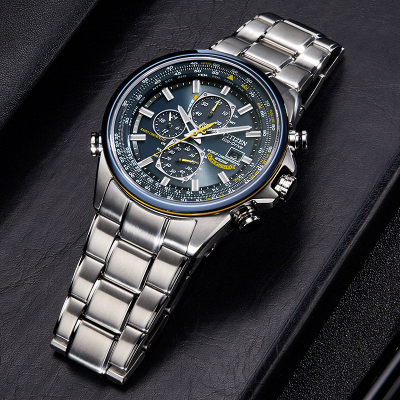 citizen正品男光动能蓝天使电波表 天亿时海外日韩腕表